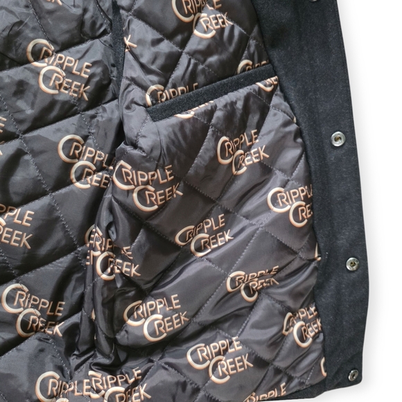 Cripple Creek Wool Melton Vest W/Concealed Carry Pocket, Heather Black, Size M - Picture 4 of 8